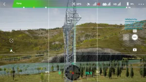 Left-phase insulator string of 500 kV pull tower inspected virtually.