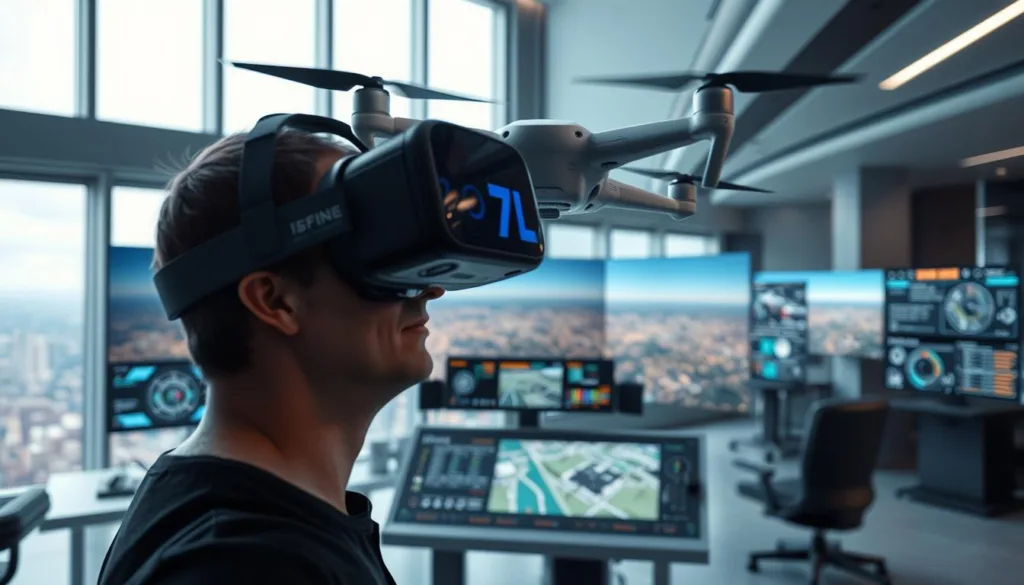 virtual training for drone operators