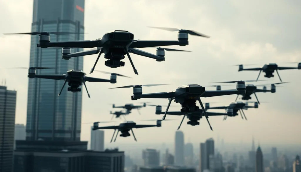 Групповые сценарии атак дронов Групповые сценарии атак дронов