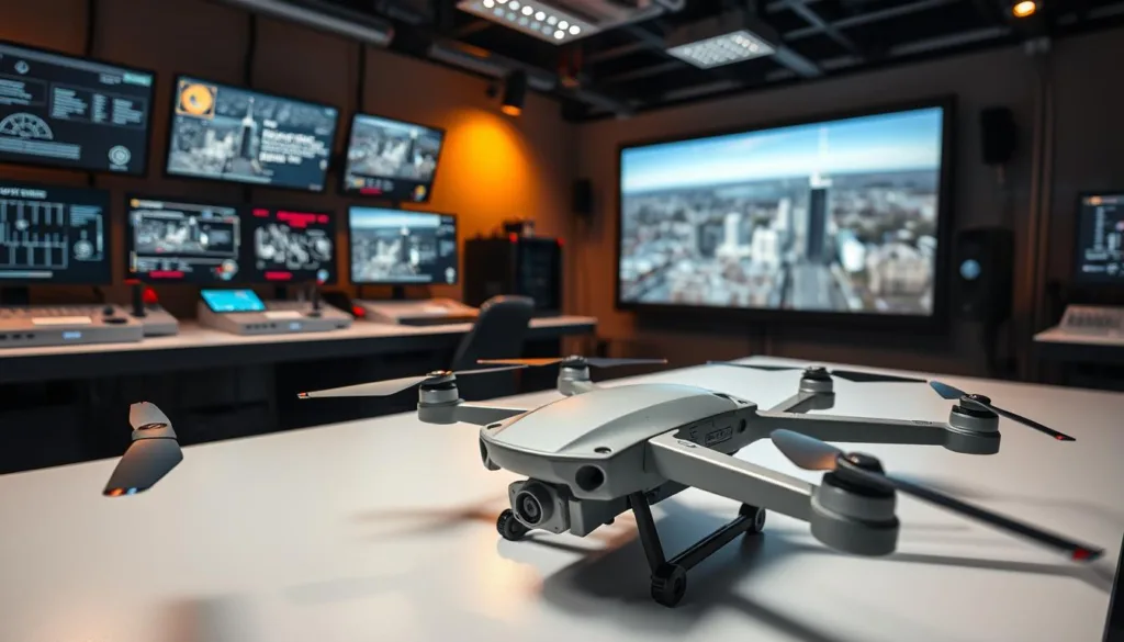 Настройка оборудования симулятора дронов