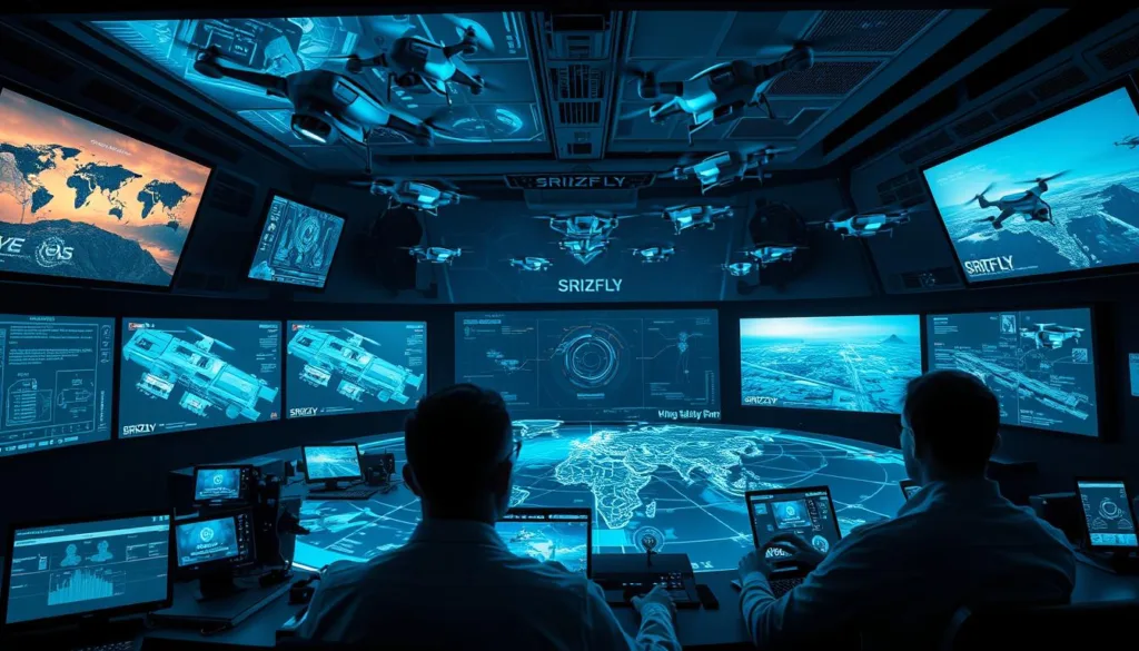 организация управления дронами