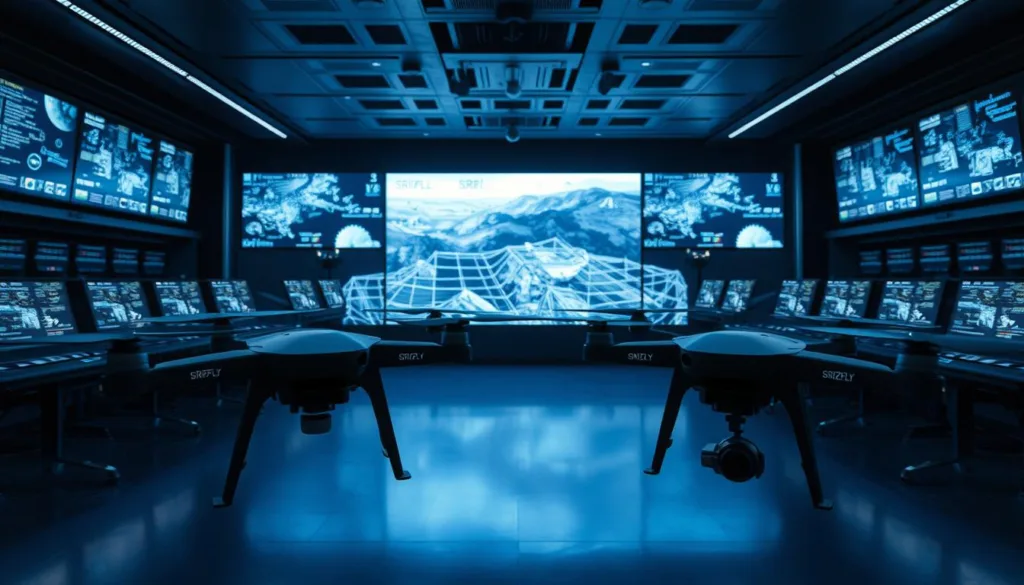 симуляция военных операций с дронами