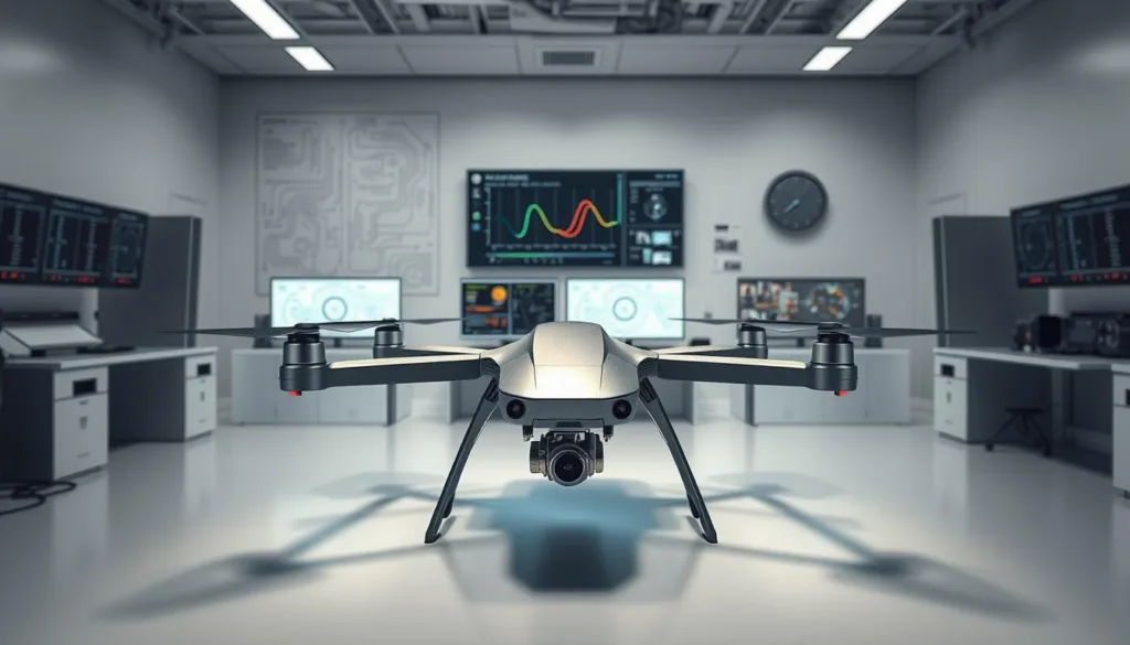 симуляция дронов с аналитикой и телеметрией