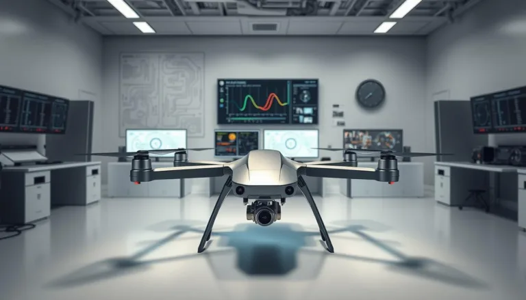 симуляция дронов с аналитикой и телеметрией