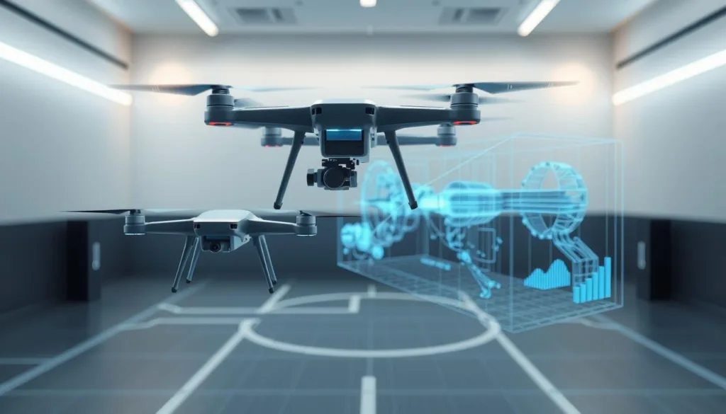 физика полета дрона