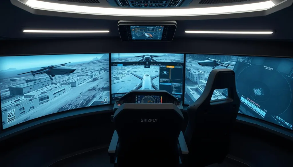 симулятор управления дроном