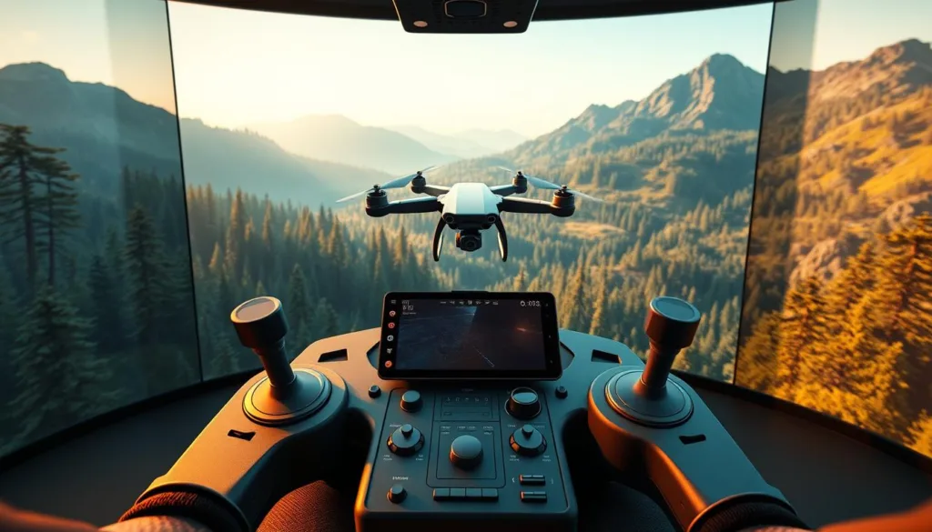 симулятор управления полетом дрона