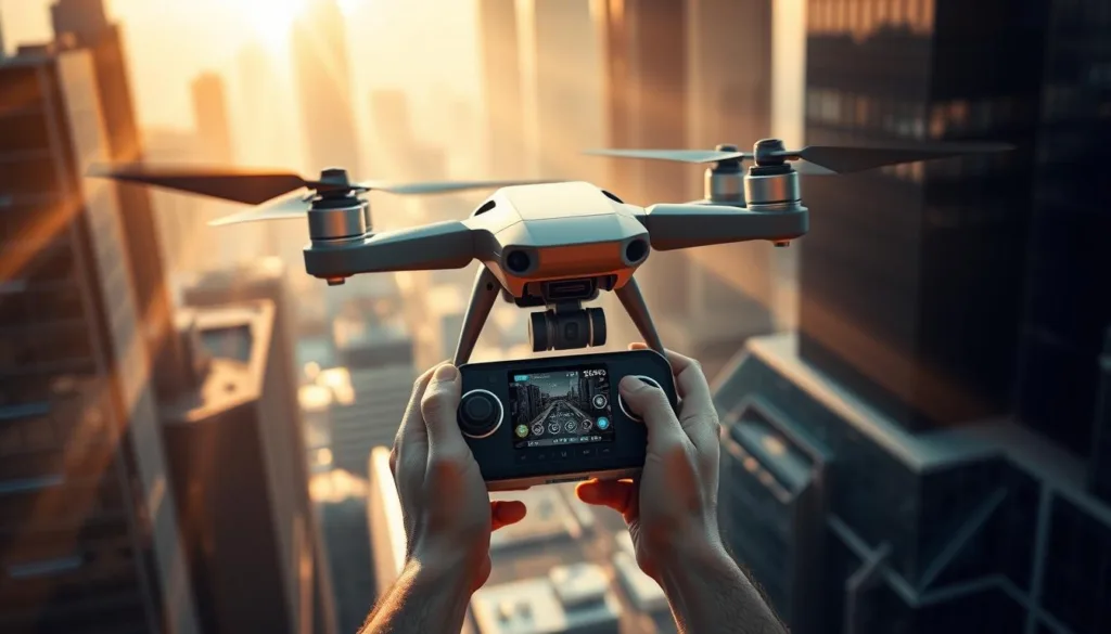 управление дроном