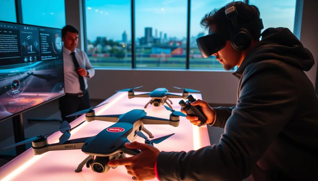 Flight School training modes for drone racing skills