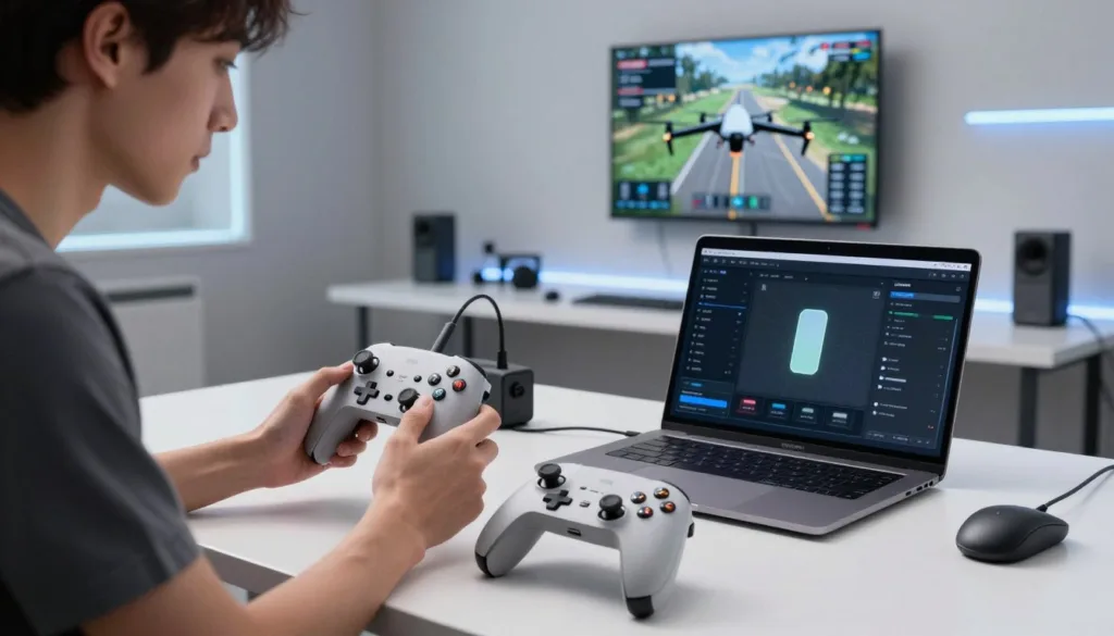 controller calibration setup