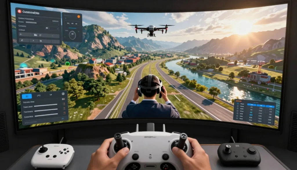 key features and settings simulation