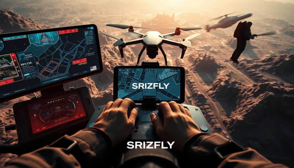 игровой процесс управления дроном