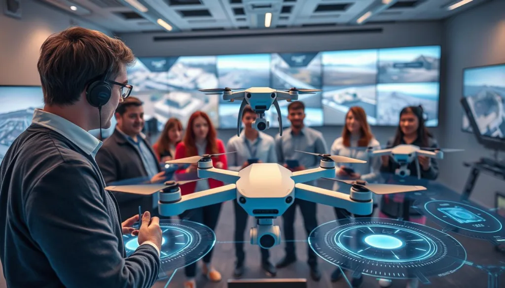 интерактивное обучение дронов