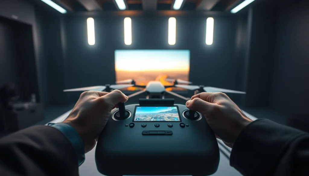 настройка управления дроном первого лица