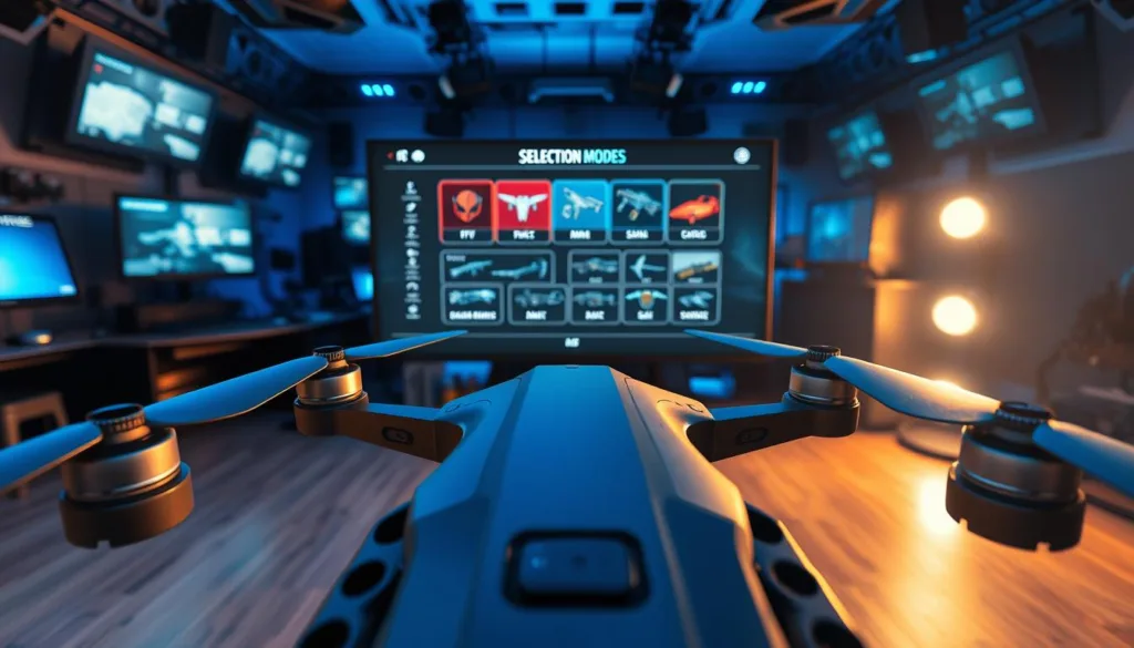 режимы и возможности выбора снаряжения