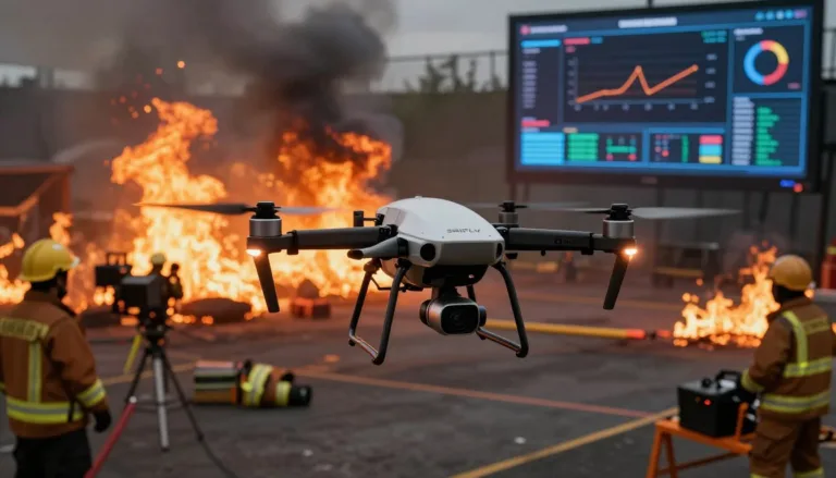 Drone fire simulation software