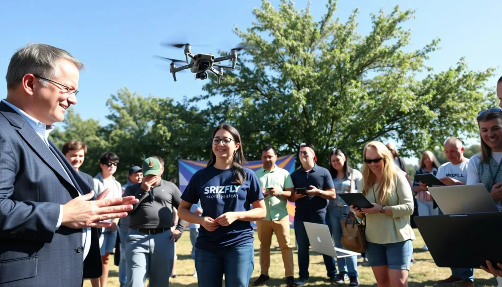 drone pilot community engagement