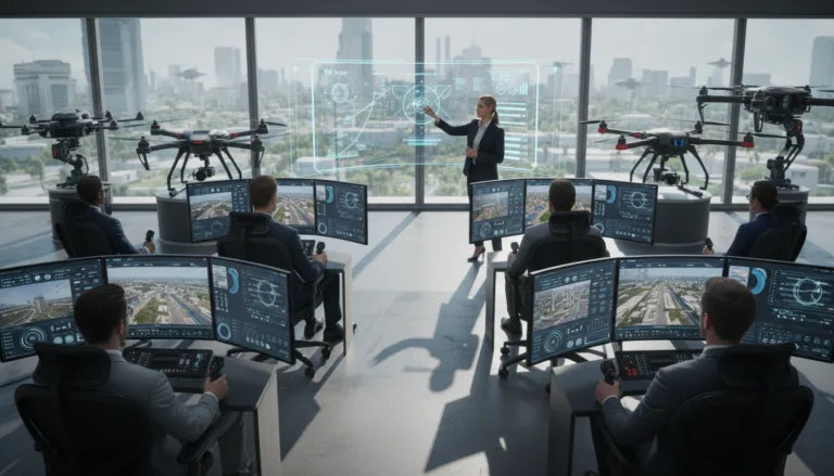 Enterprise-level drone simulation software