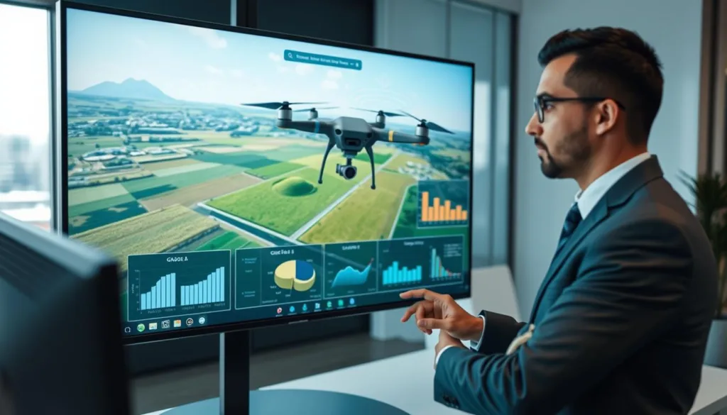 Grade Management Drone Simulation Software