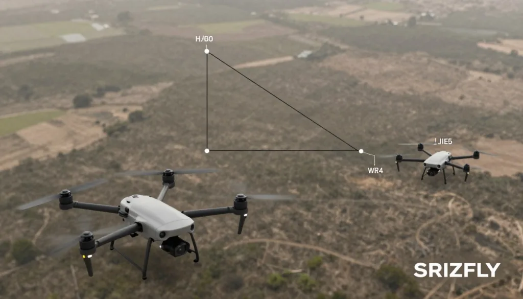 Science of photogrammetry triangulation diagram