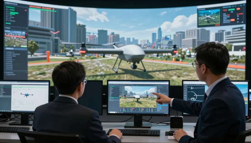 AI-driven simulation for UAV training