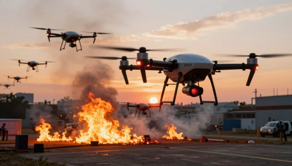 emergency response drones training simulation technology