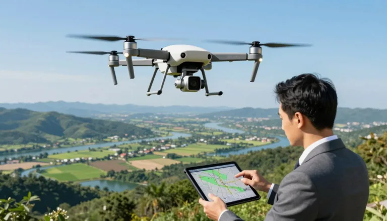 Drone surveying and mapping simulation