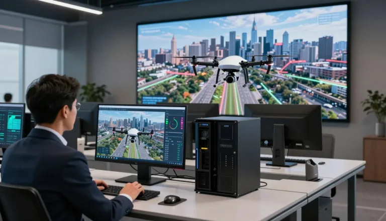 Enterprise-level drone simulation software