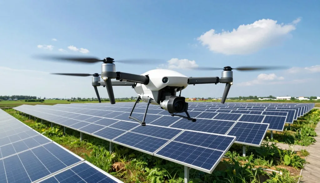 Photovoltaic Inspection Drone Simulation