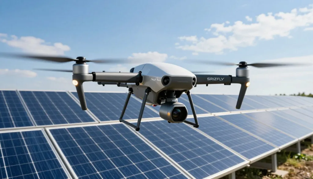 Photovoltaic drone inspection simulation