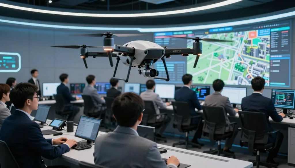 Security training drone simulation
