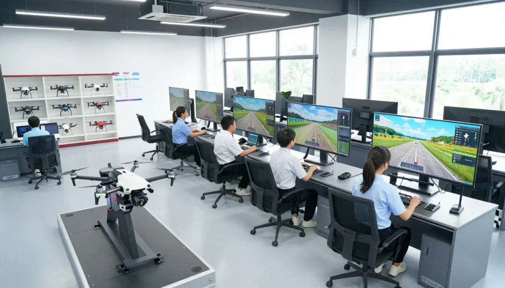 drone simulator lab design