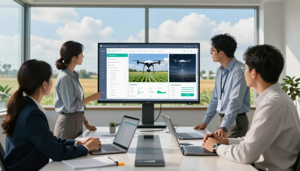 software selection for pesticide spraying drone simulation