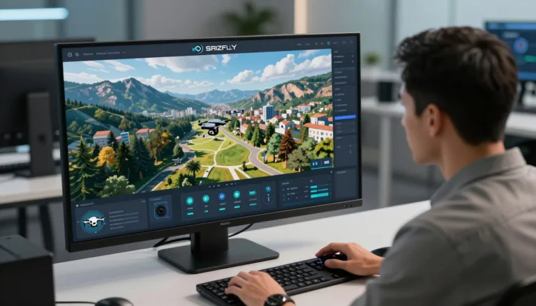 Drone simulation software