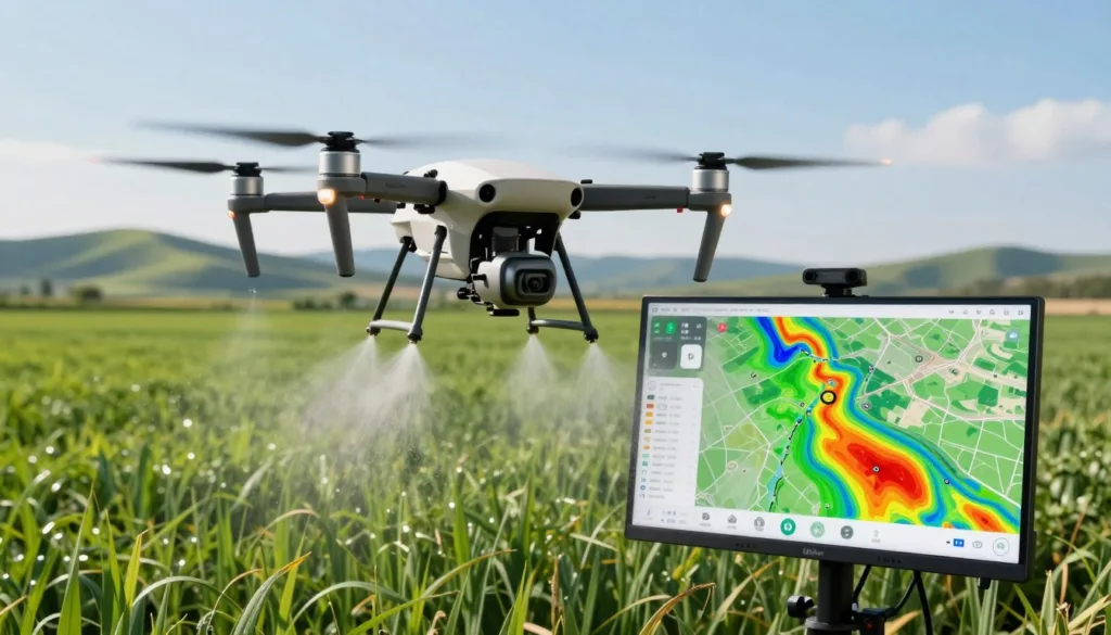 GIS integration in drone pesticide spraying software GIS integration in drone pesticide spraying software