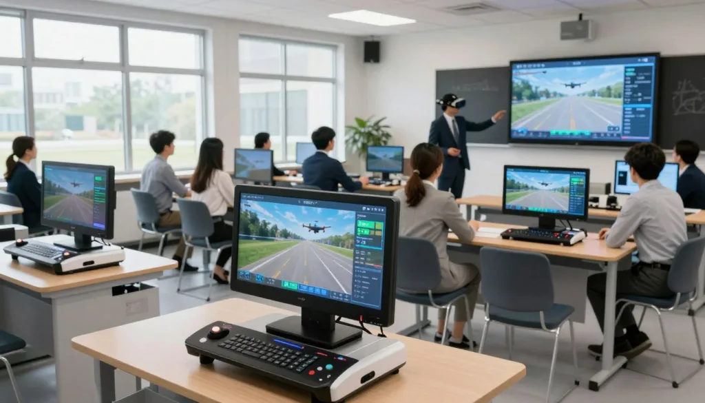 SRIZFLY drone simulators for vocational training