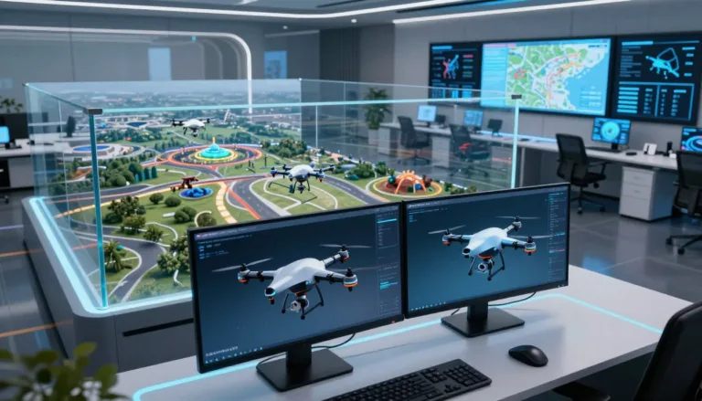 AI drone simulation software