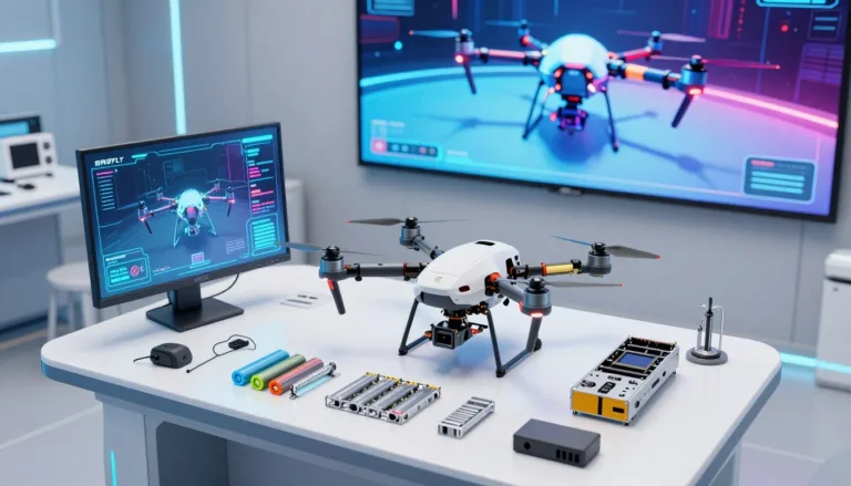 Drone disassembly and assembly simulation