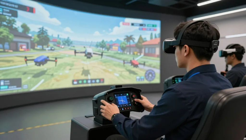 muscle memory in drone simulation training