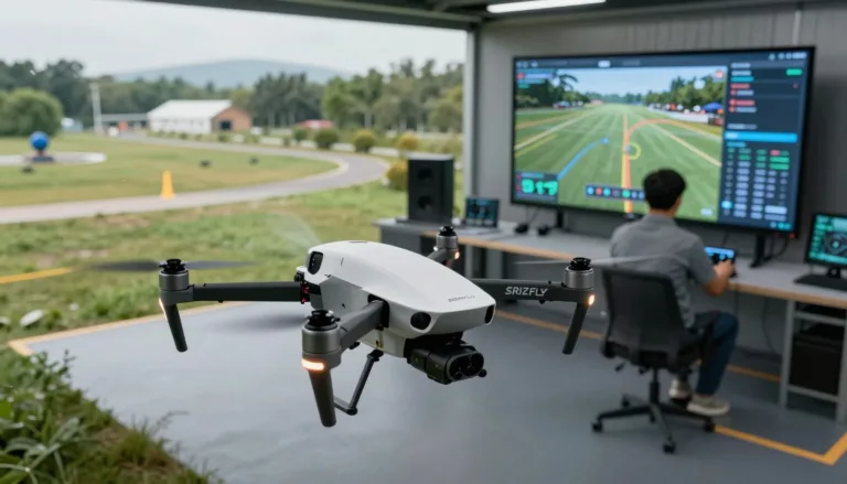 AI scoring drone simulator
