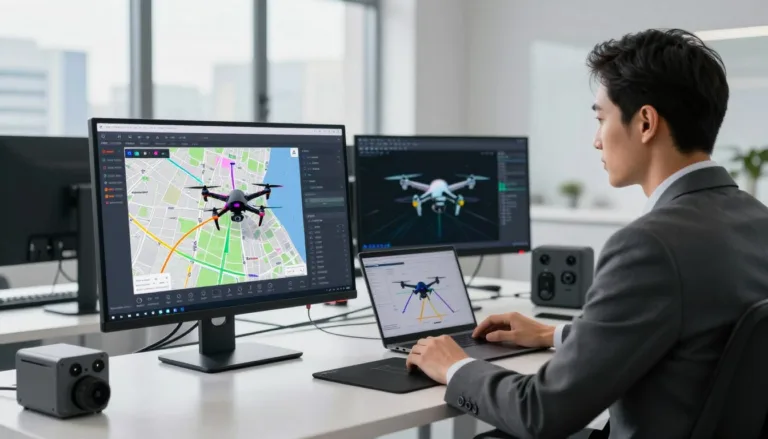 Professional AI drone simulation software