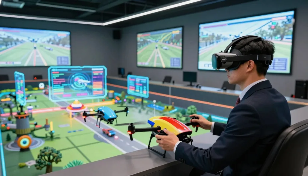 virtual reality drone simulator