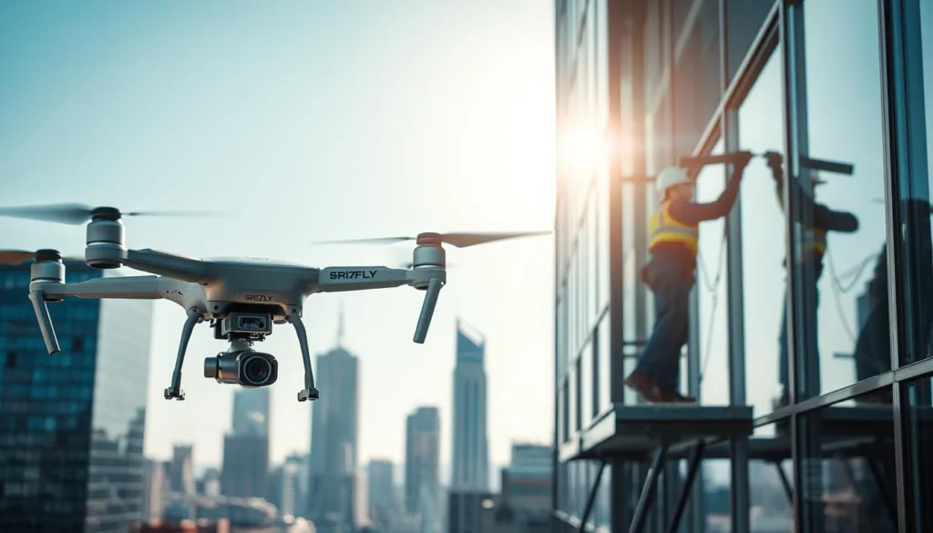 Comparing drone systems with traditional window cleaning methods