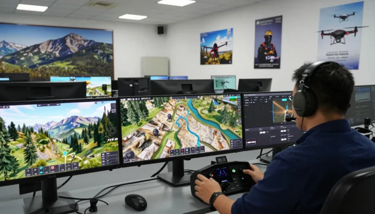 Drone-based Mountain and Forest Rescue Simulation Training