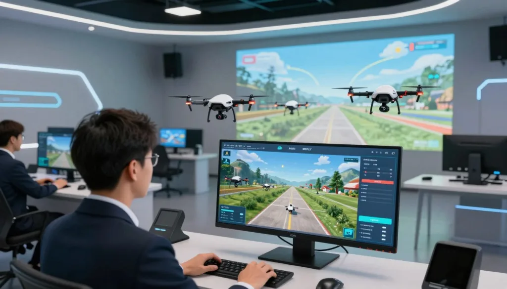 Drone simulation software