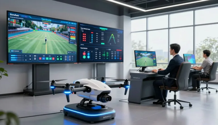 Drone simulator with AI scoring