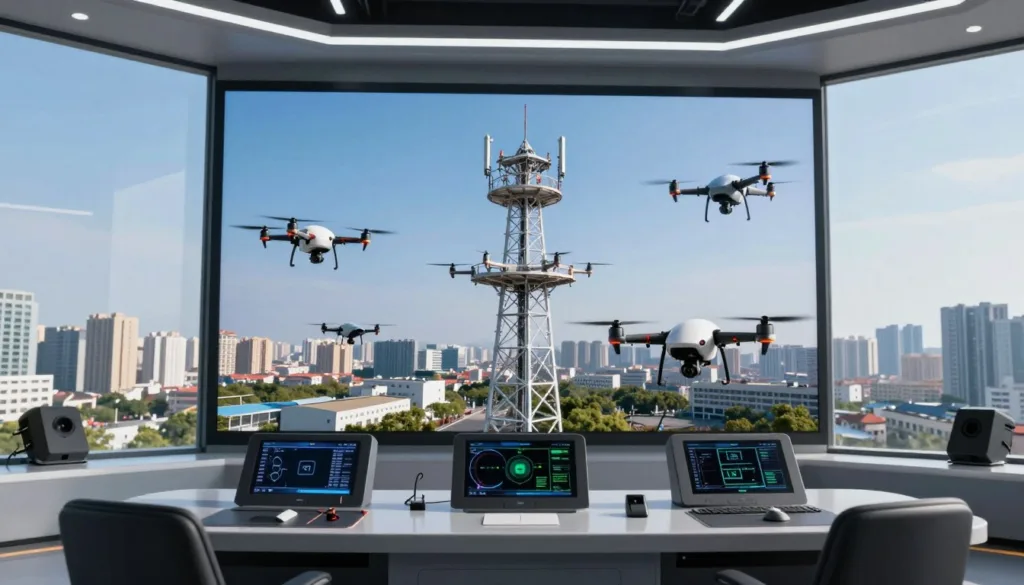 Drone tower inspection simulation