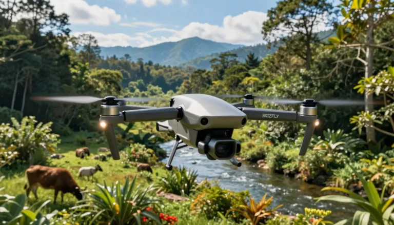 Environmental monitoring drone inspection simulation