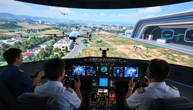 Low-altitude flight simulation software