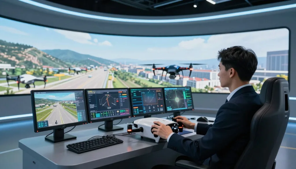 drone professional training simulator
